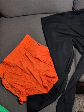 Fabletics Bottoms. Large Power Hold Legging And Running. Shorts.